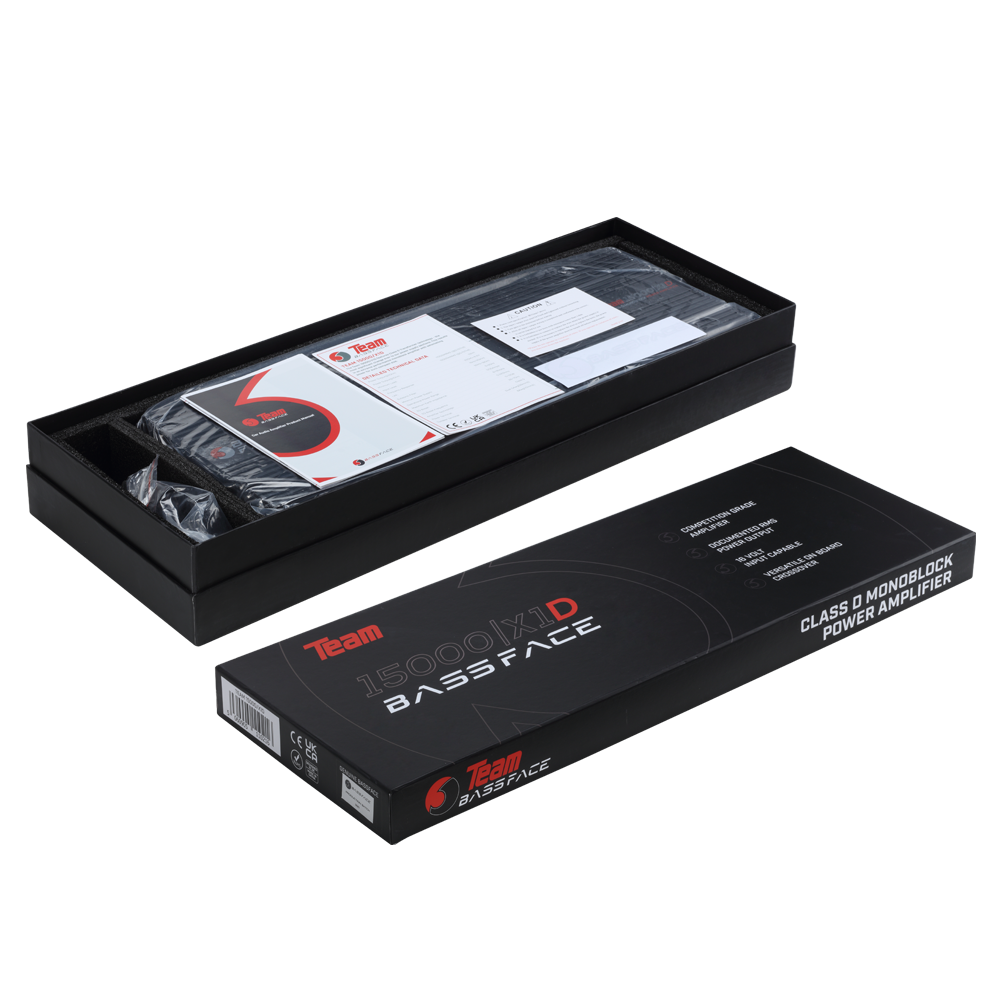 Bassface Team 15000/x1D Class D Mono Amplifier 15000w RMS