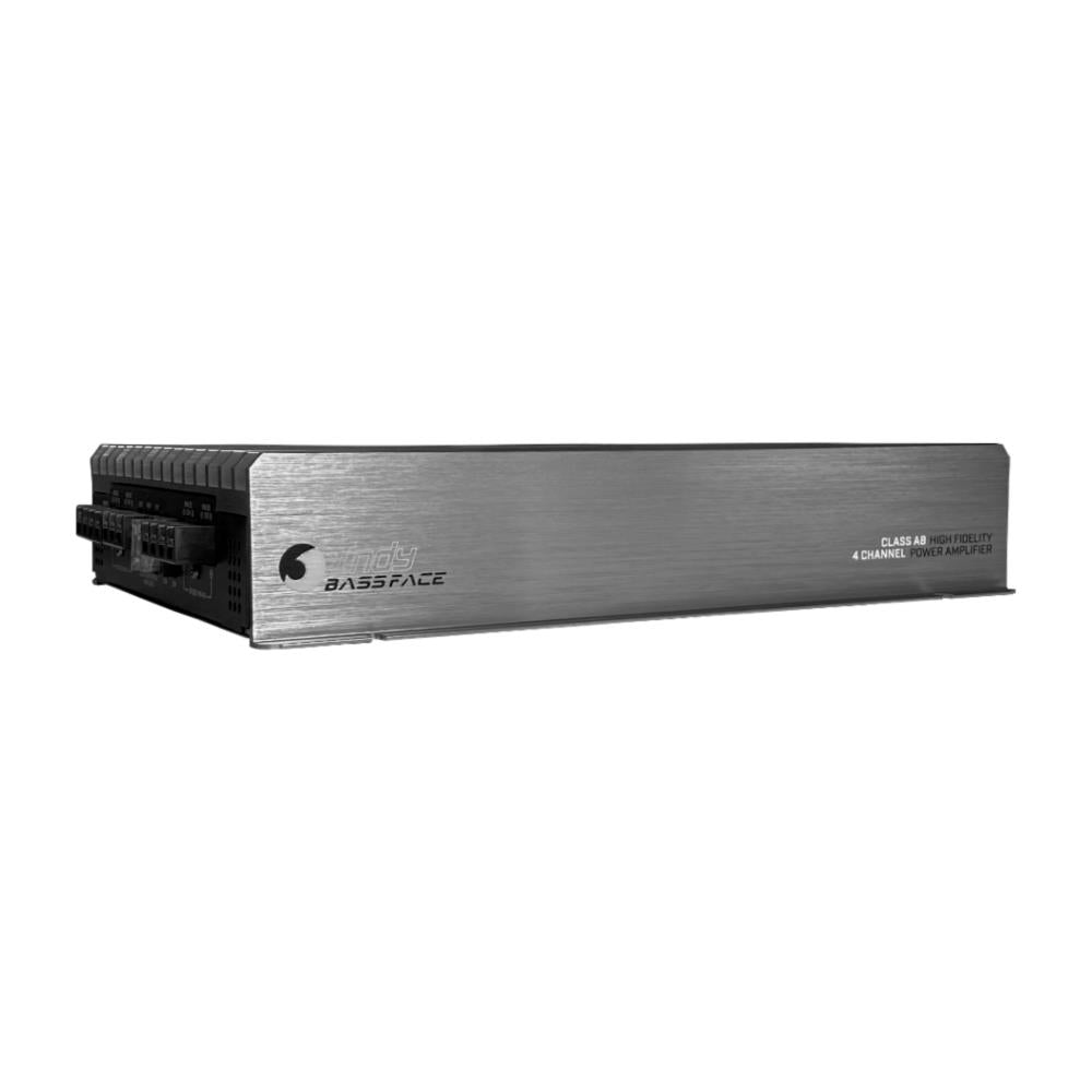 Bassface Indy DB4.1X Class AB 4/3/2 Channel Full Range Amplifier 340w RMS