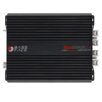 Bassface Team 5000/x1DFR Class D Monoblock Subwoofer Amplifier 5000w RMS