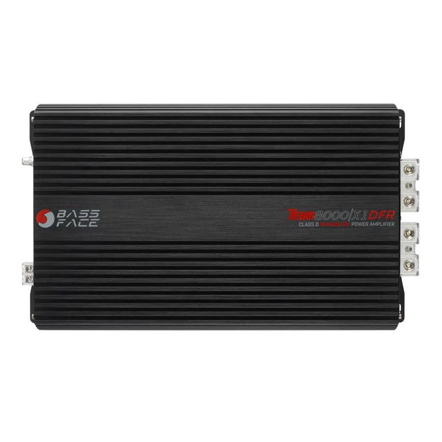 BASSFACE Team 8000/X1DFR Class D Mono Full Range Amplifier 8000w RMS