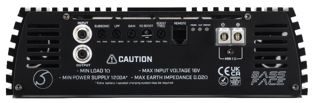 Bassface Team 15000/x1D Class D Mono Amplifier 15000w RMS